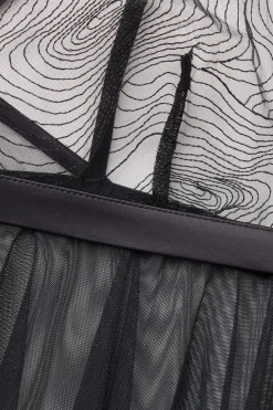 Babydoll en tulle et dentelle HYPNOTIC DETAILS