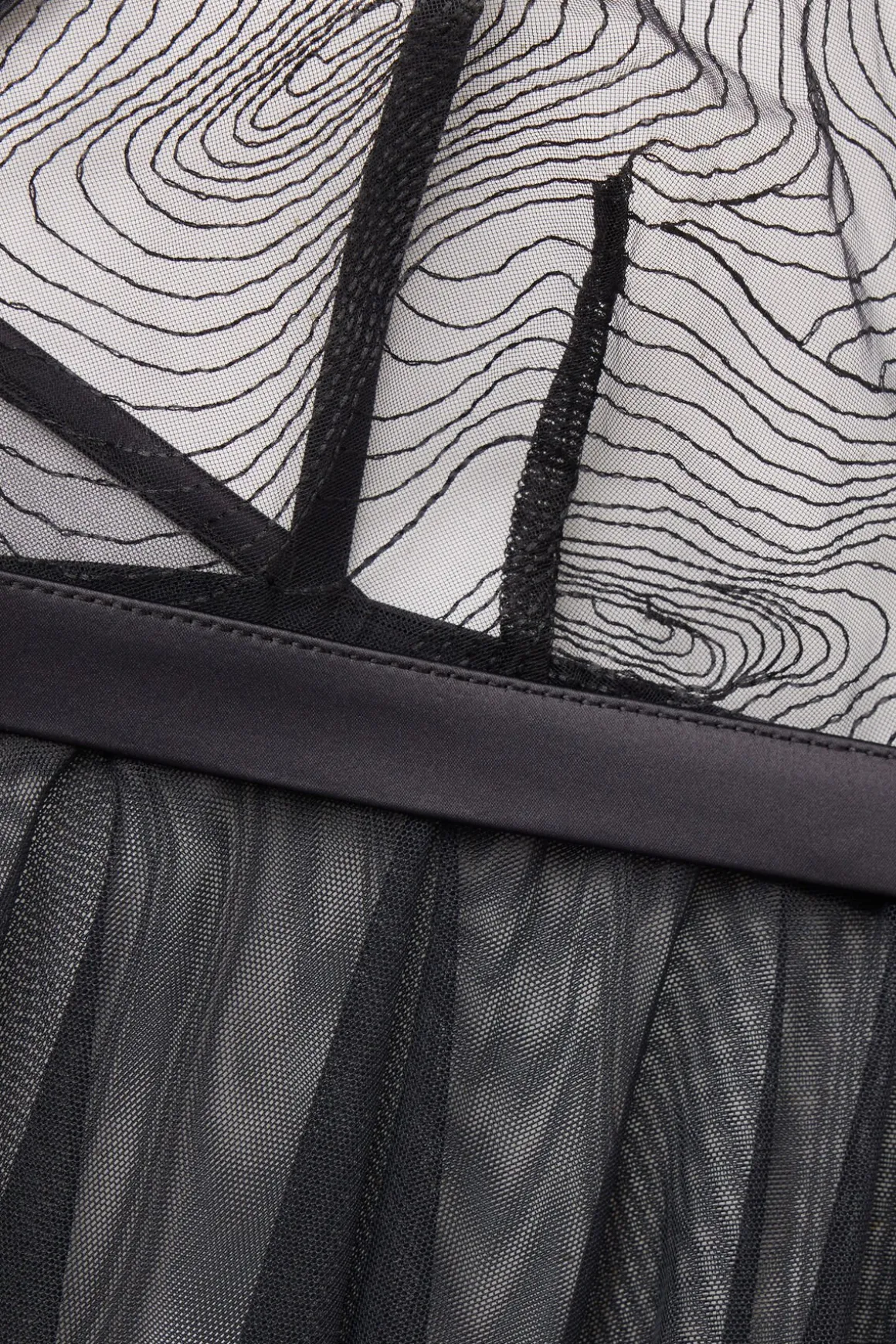 Babydoll en tulle et dentelle HYPNOTIC DETAILS