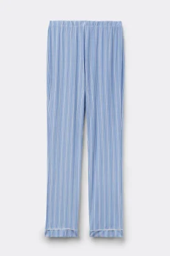 Bas de pyjama droit en modal Oxford Stripes