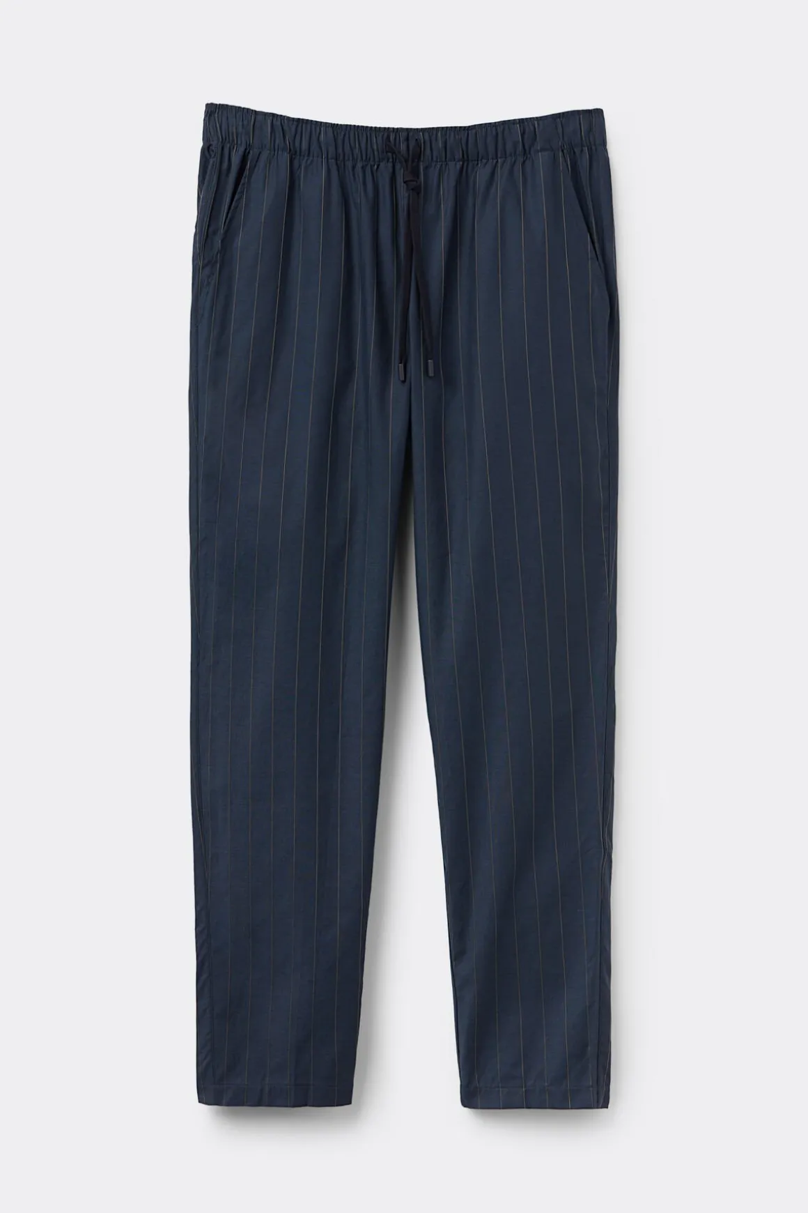 Bas de pyjama en toile de coton imprimÉ rayures fines