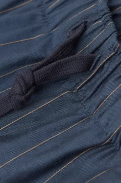 Bas de pyjama en toile de coton imprimÉ rayures fines
