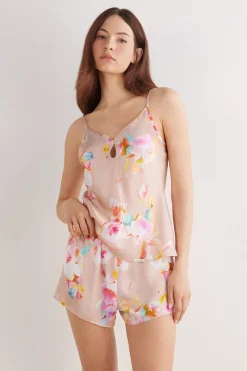 Bas de pyjama en viscose HERE COMES THE SUN