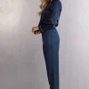 Bas de pyjama long en soie