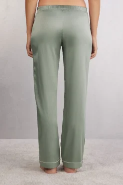 Bas de pyjama long en soie