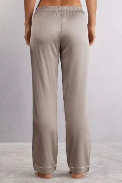 Bas de pyjama long en soie