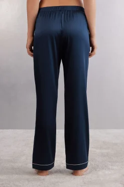 Bas de pyjama long en soie