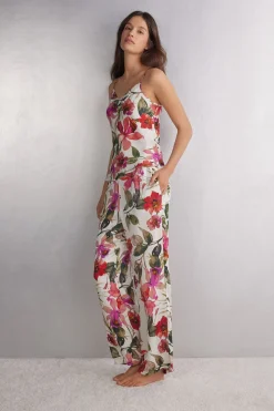 Bas de pyjama long en viscose IMAGINARY JOURNEY