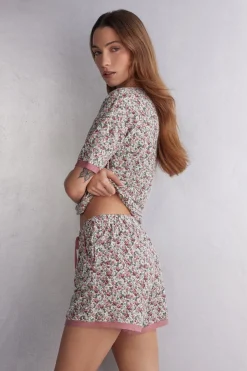Bas de pyjama short en modal FLORAL ROMANCE