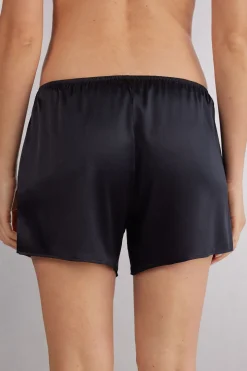 Bas de pyjama short en soie