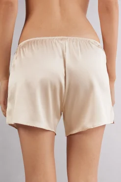 Bas de pyjama short en soie