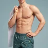 Boxer de bain avec broderie canards
