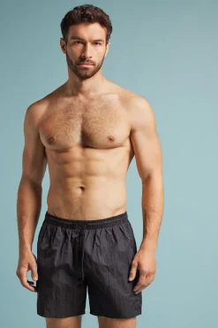 Boxer de bain couleur unie
