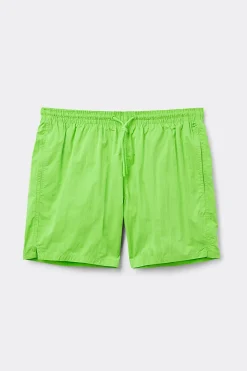 Boxer de bain couleur unie fluo
