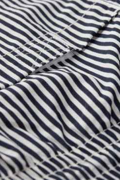 Boxer de bain imprimÉ rayÉ bleu