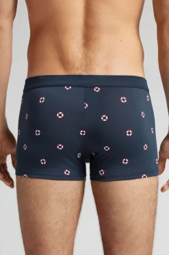 Boxer en coton Natural Fresh imprimÉ bouÉe de sauvetage