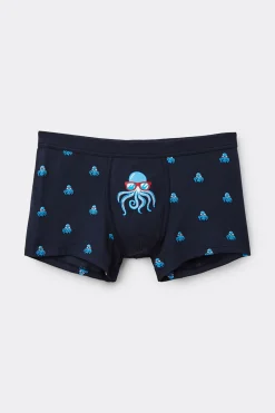 Boxer en coton Natural Fresh imprimÉ poulpe