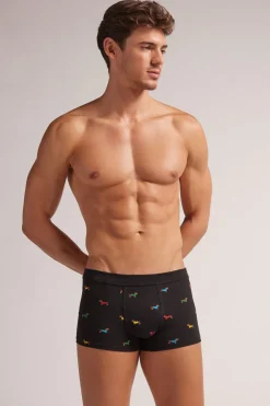 Boxer en coton Superior imprimÉ Teckel