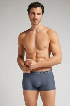 Boxer en microfibre à logo