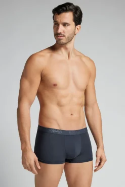 Boxer en microfibre à logo