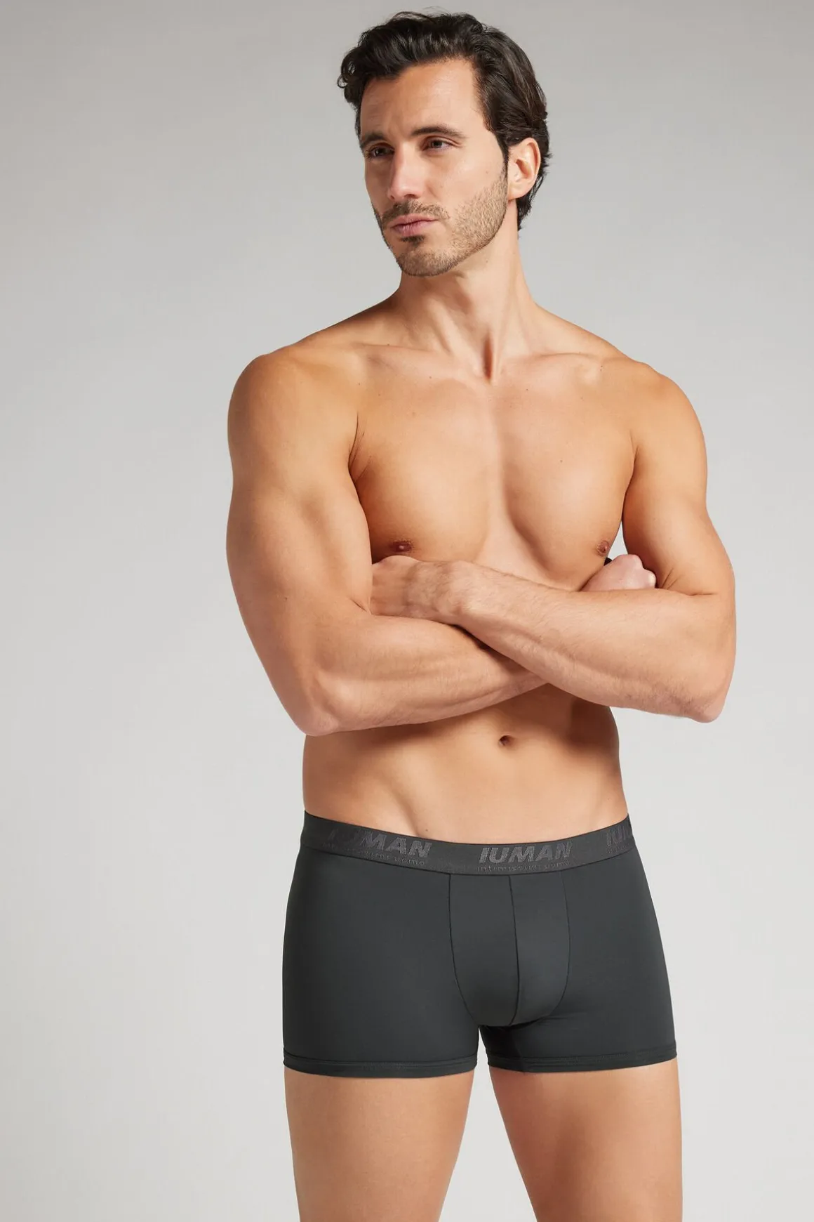 Boxer en microfibre à logo
