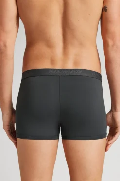 Boxer en microfibre à logo