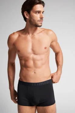 Boxer homme en microfibre avec logo