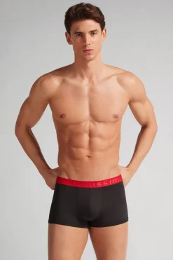 Boxer homme en microfibre avec logo