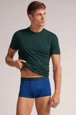 Boxer homme en microfibre avec logo