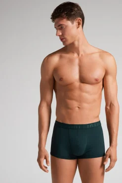 Boxer homme en microfibre avec logo