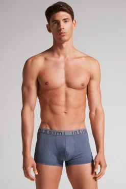 Boxer homme en microfibre avec logo