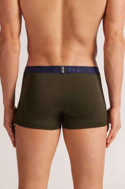 Boxer homme en microfibre avec logo
