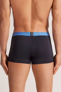 Boxer homme en microfibre avec logo