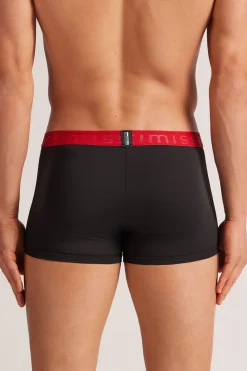 Boxer homme en microfibre avec logo