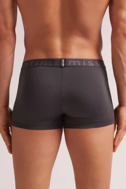 Boxer homme en microfibre avec logo