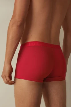 Boxer homme en microfibre avec logo