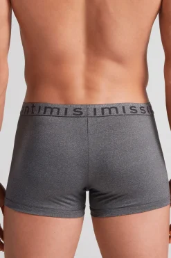 Boxer homme en microfibre avec logo