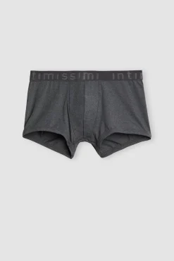 Boxer homme en microfibre avec logo