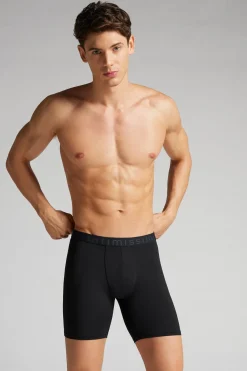 Boxer long en microfibre