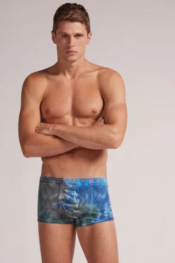 Boxer Washed Collection en Coton Superior Extensible