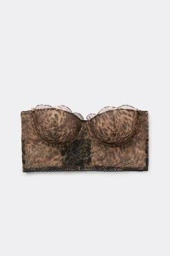 Bustier bandeau Giada imprimÉ animalier Always Glamorous