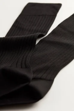 Chaussettes Basses en Coton Fil d'Écosse CôtelÉ