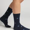 Chaussettes basses en coton imprimÉ Sonic