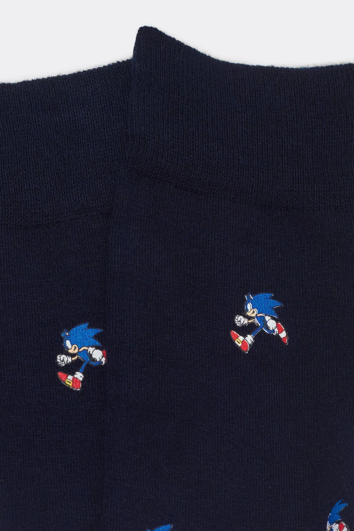 Chaussettes basses en coton imprimÉ Sonic