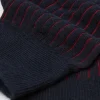 Chaussettes courtes en coton doux à bords-côtes