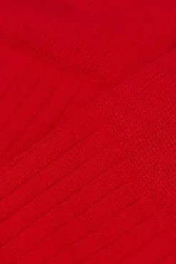 Chaussettes courtes en coton doux à bords-côtes