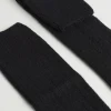 Chaussettes hautes côtelÉes en cachemire et laine
