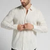 Chemise en lin et coton