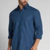 Chemise en lin et coton