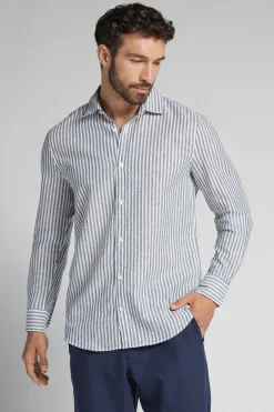 Chemise en lin et coton