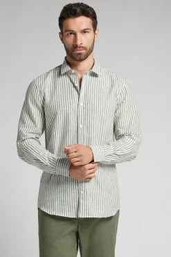 Chemise en lin et coton
